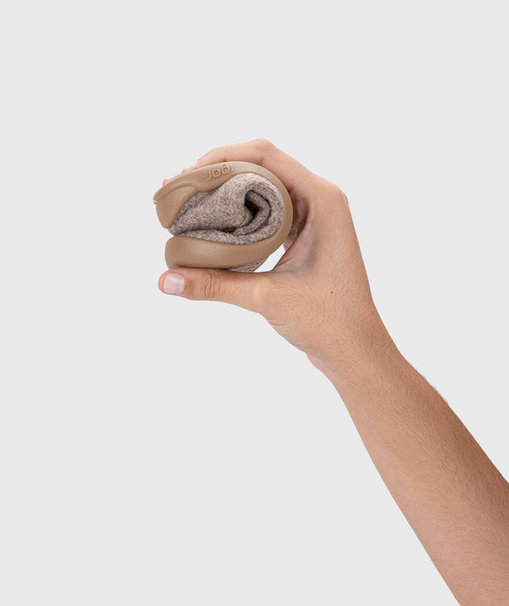 Igor - Pantufas Homie Leão Taupe