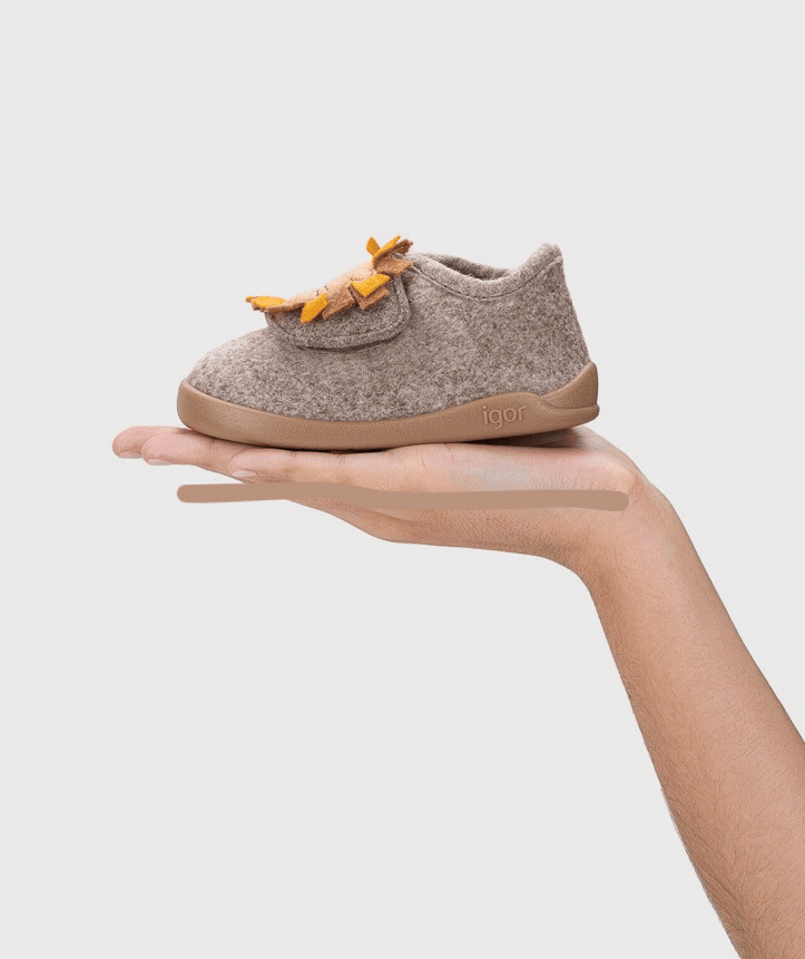 Igor - Pantufas Homie Leão Taupe